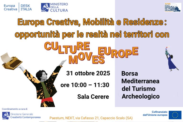 Culture Moves Europe alla Borsa di Paestum – 31 ottobre 2025