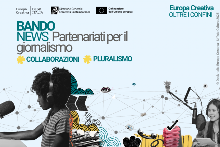 Pubblicato il sesto bando di Europa Creativa dedicato ai partenariati per il giornalismo e al pluralismo dei media