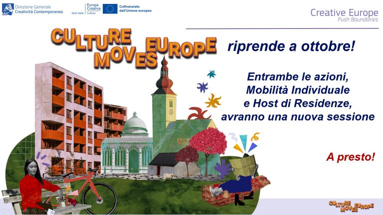 Ufficializzata la nuova tornata dei bandi di Culture Moves Europe